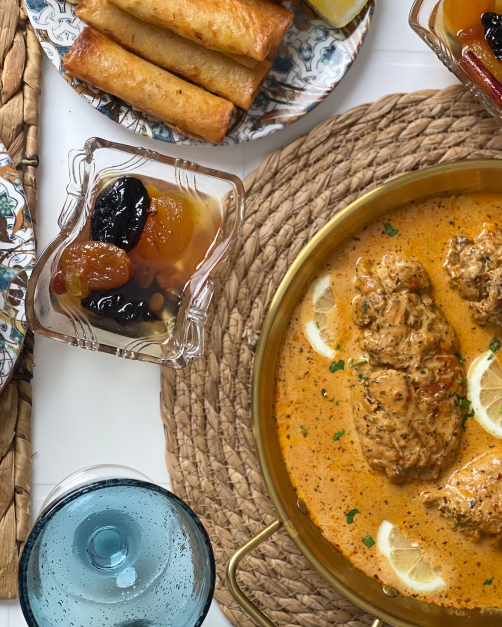 Chicken tagine with preserved lemon and olives