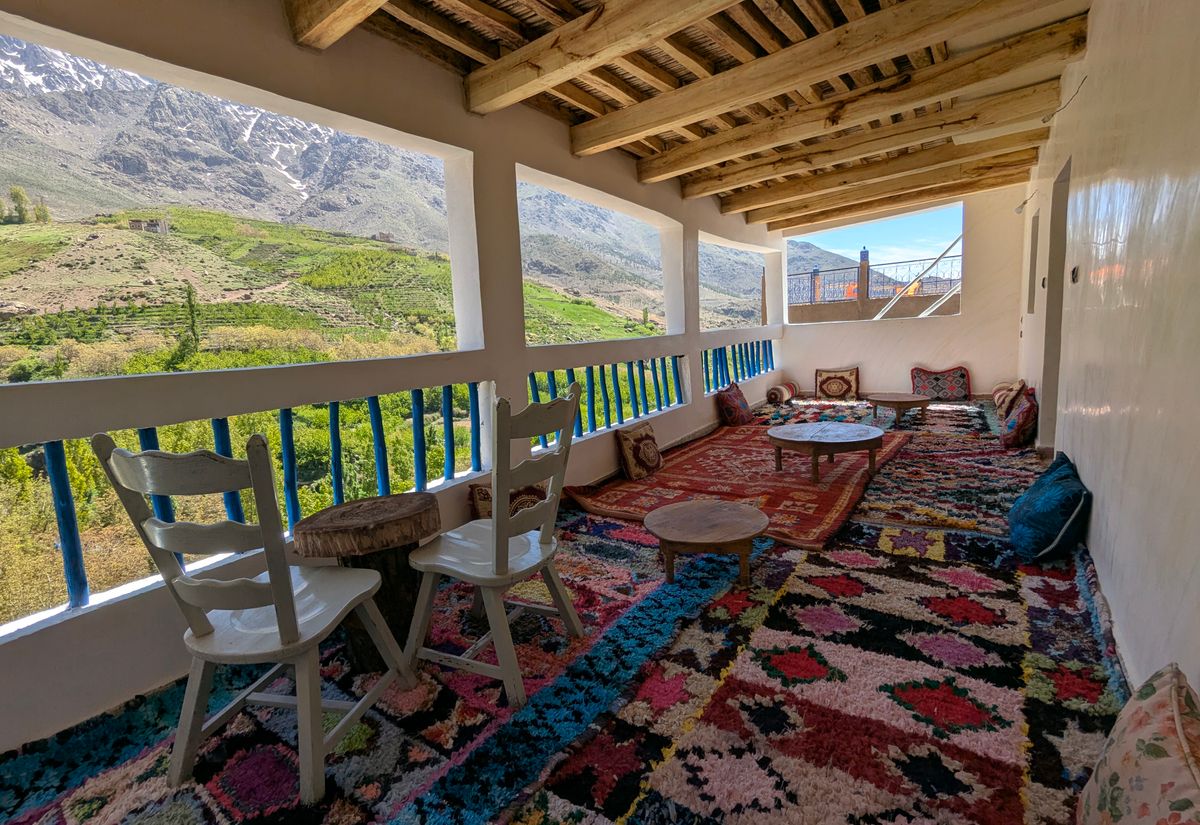 The Atlas Room with Berber wool rugs